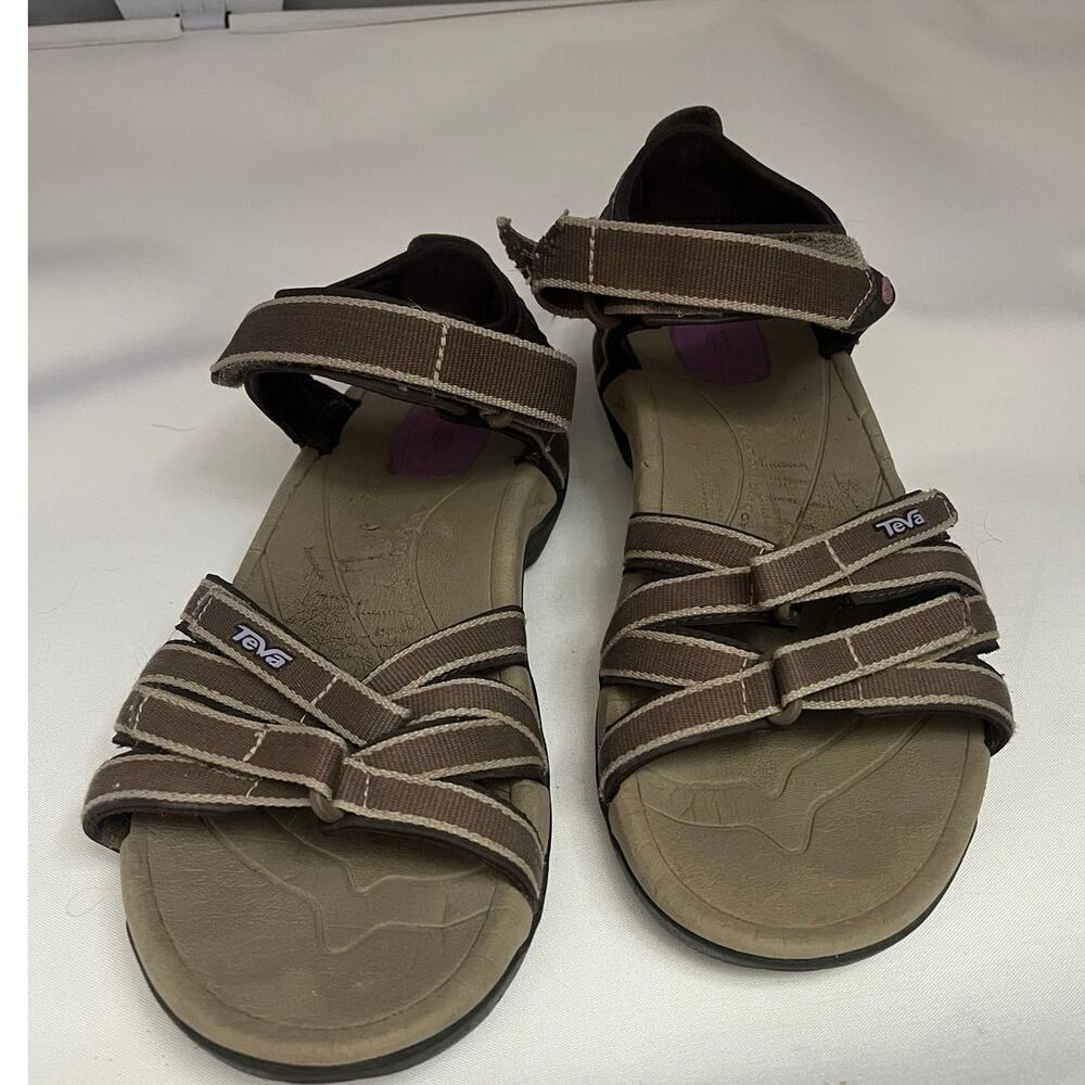 Teva Tirra 4266 Brown Multi Athletic Outdoor Hiking Water Sport Sandals Size 7